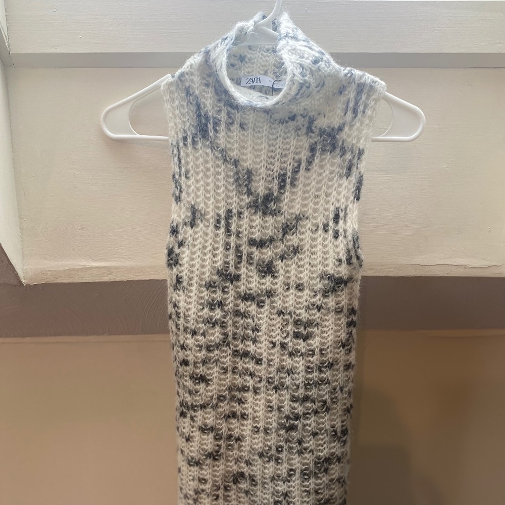 NWT- Zara Knit Wool Mini Dress XS